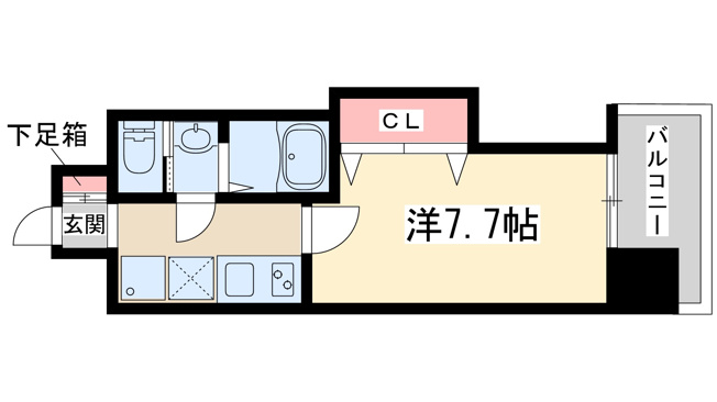 【間取り】 | ラグゼ新大阪1