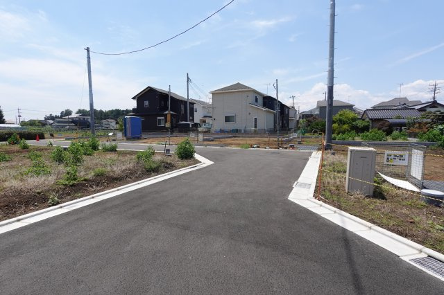 川越市安比奈新田新築戸建　全７棟の前面道路含む現地写真