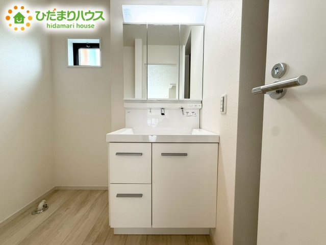北本市宮内1期　新築戸建　02の独立洗面台