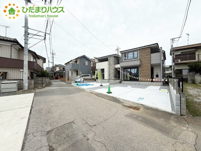 北本市宮内1期　新築戸建　02の前面道路含む現地写真