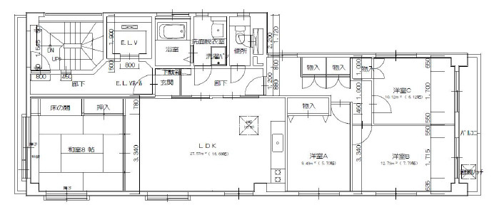 ML門前仲町の間取り