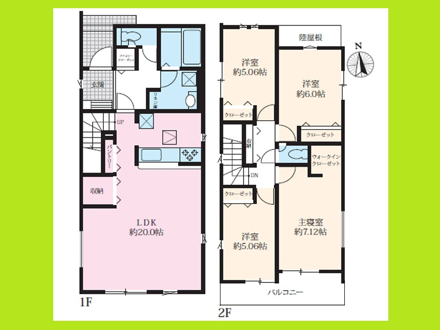 名古屋市港区船頭場１丁目の新築一戸建の間取り|◇１号棟◇　