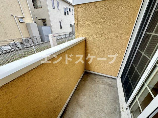 ジベルニーⅡのバルコニー|高崎、前橋のお部屋探しはエンドスケープまで！お客様の理想お聞かせ下さい♪