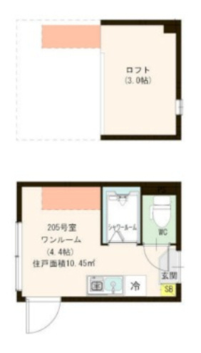 北区豊島１丁目のアパートの間取り|

