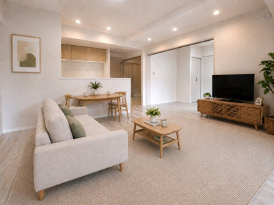 【その他】 | 【上質リノベ】シャンボール河原町 | 【約12.4帖LDK】
住む人の暮らしや家具、小物が自然に溶け込む“余白”を大切にしました。
洗練されたニュアンスカラー、やさしい色合い、素直で軽やかな空気感で、
肩の力を抜いて過ごせる住まいとなりま