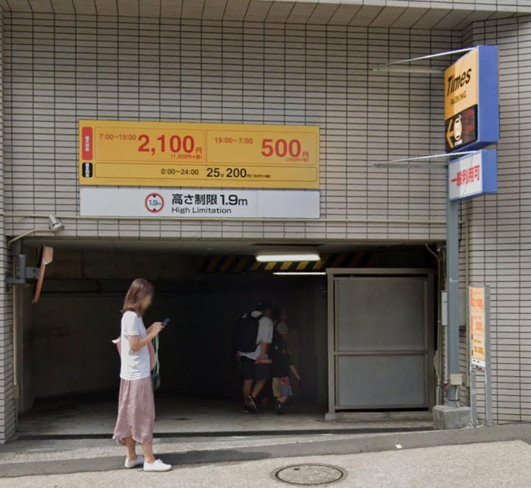 目黒区上目黒１丁目の事務所の周辺