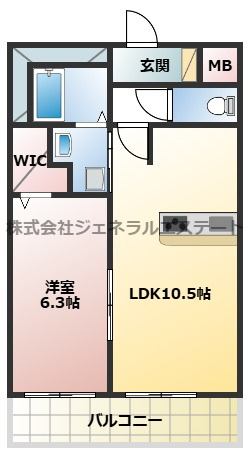 アムール八籏の間取り