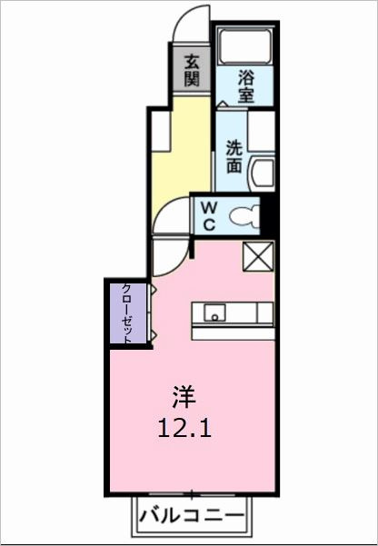 メゾネット・アンジュ弐番館の間取り