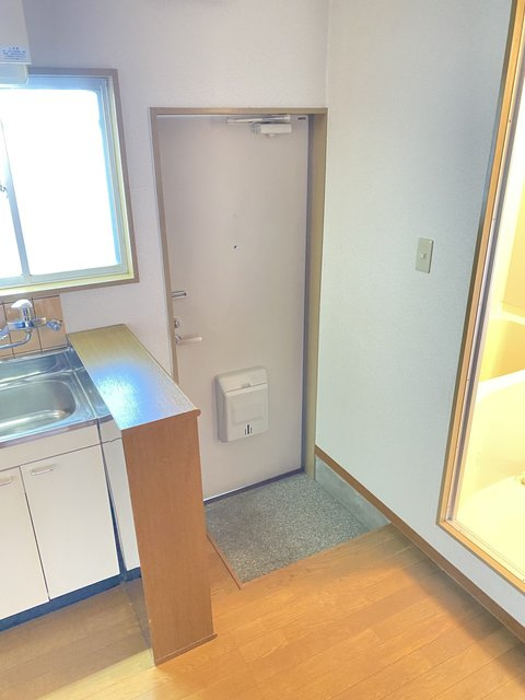 ドミール上北台の玄関
