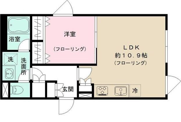 PIENZA　中野新橋の間取り|間取りです。