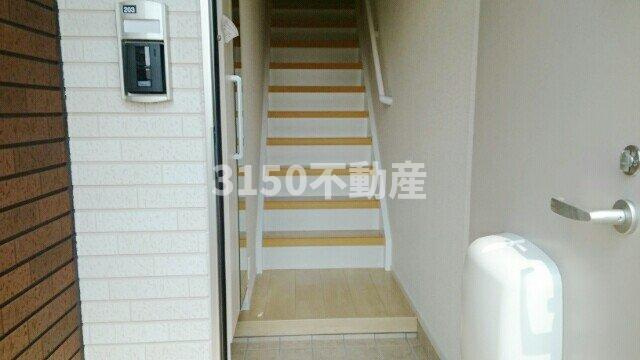 ファイナル　ブルーの玄関|きれいな玄関です