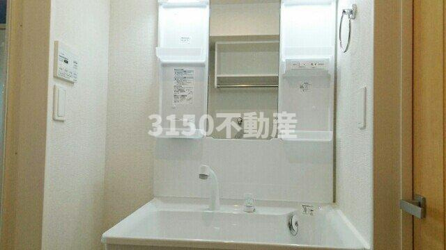 ファイナル　ブルーの洗面所|洗面所です