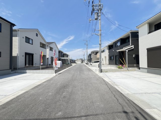 桜井市西之宮の前面道路含む現地写真
