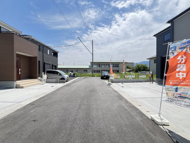 桜井市西之宮の前面道路含む現地写真