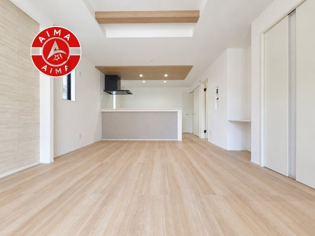 福岡市南区西長住3丁目第2-2棟（1号棟）の居間・リビング|多くの時間を過すことになるリビングだからこそ、いつも穏やかな空間・解放感が味わえ毎日が充実します。