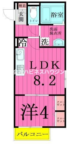 ｈｉｎａｔａ(ヒナタ)の間取り