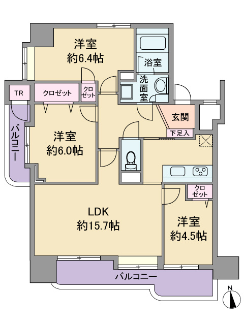  ≪南向き×陽当たり◎≫ライオンズマンション大和町四丁目