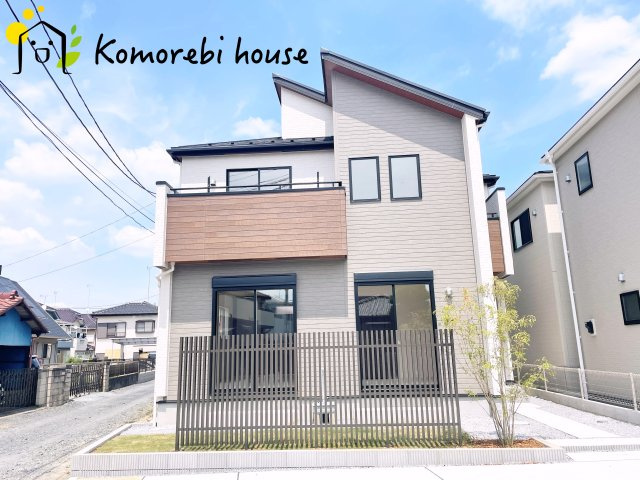白岡市小久喜　新築一戸建て　ブルーミングガーデン　01の外観|外観もきれいです