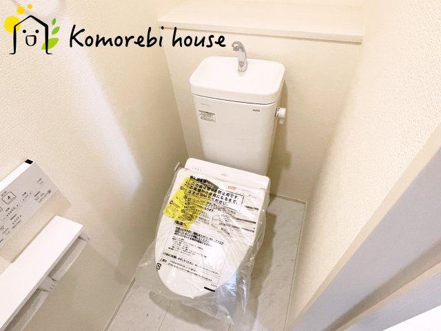 白岡市小久喜　新築一戸建て　ブルーミングガーデン　01のトイレ|トイレも気になるポイント