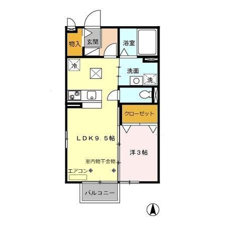 エクレール・シャンブルの間取り