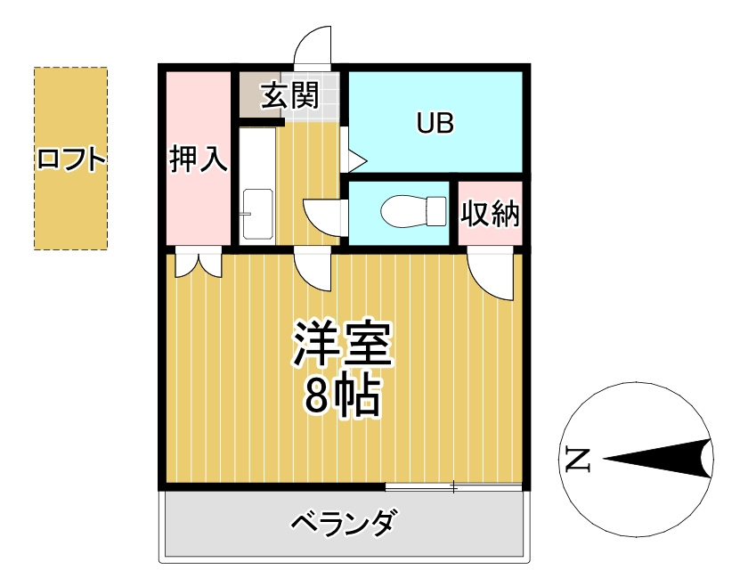 メゾンブランセの間取り