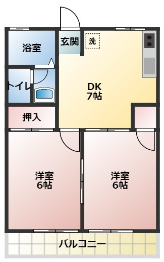 【間取り】 | Fハイツ