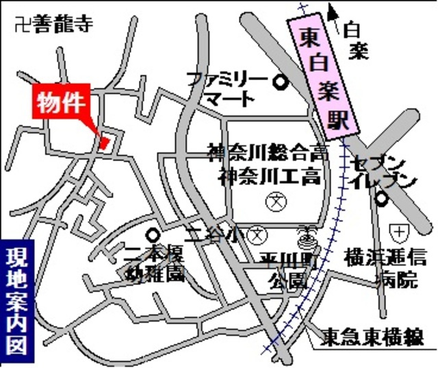 メゾン二本榎の地図|周辺地図