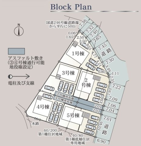 【区画図】 | 御殿場市北久原第3　新築戸建　3号棟