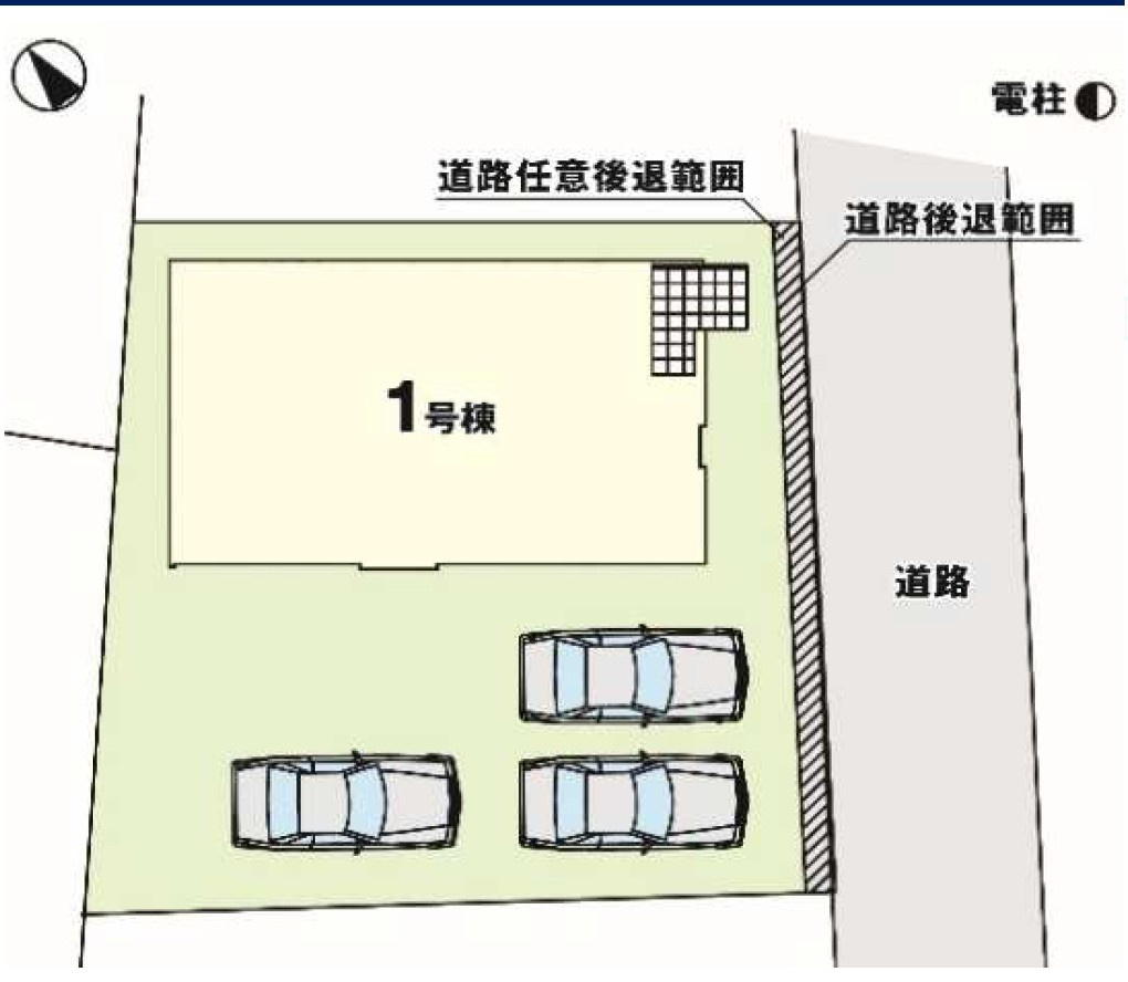 【LIGARE】宇都宮市一ノ沢町 全1棟の区画図|〇1号棟〇