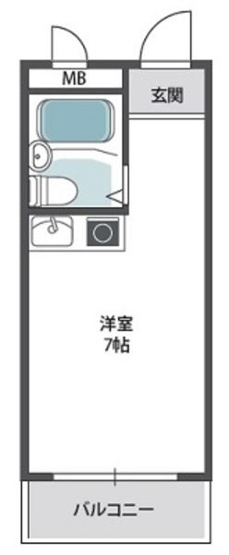 【間取り】 | ビレッジ西野