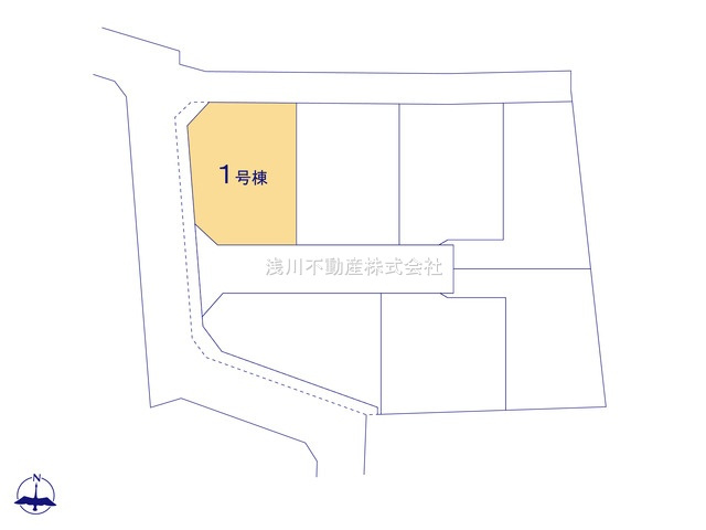 八王子市　石川町　新築一戸建ての区画図|～全7棟の新しいコミュニティが誕生～