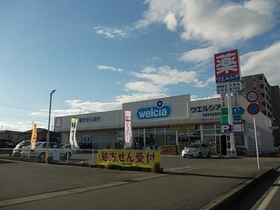 【周辺】 | パルテールＢ | ウエルシア薬局平松本町店まで400m