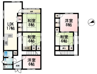 【間取り】 | 栗東市小柿６丁目