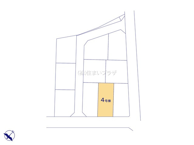 仲介手数料無料）江南市宮後町砂場東の区画図