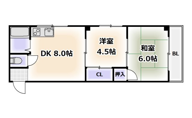 カーサビアンカの間取り