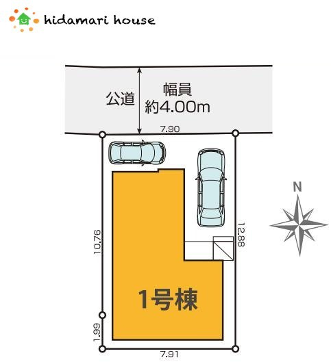 上尾市壱丁目北1期　新築戸建　01の区画図