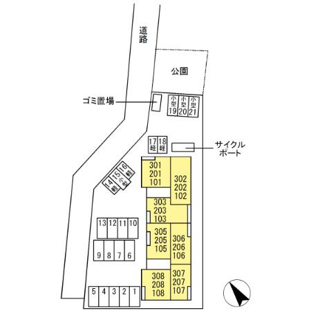 D-roomT.MⅡの駐車場