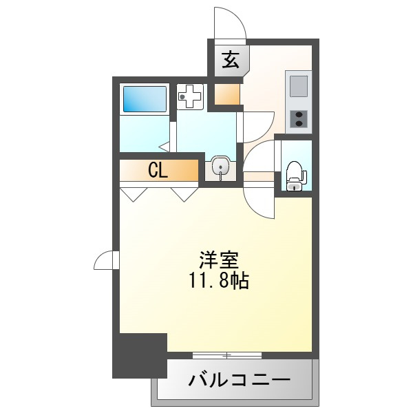 LiveFlatTsukamotoの間取り