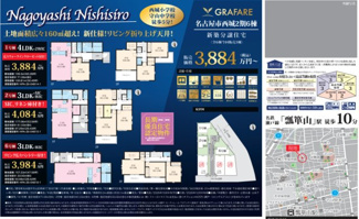  | 【名古屋市守山区西城1丁目307新築戸建6号棟】仲介手数料無料！西城小学校・守山中学校