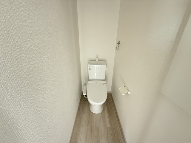 テラシエ高崎市棟高町町1期　2号棟　新築住宅のトイレ|【イメージ画像】２階トイレです。清潔感のある白を基調としています。