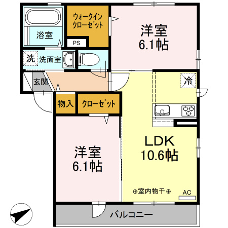 【間取り】 | セジュール輝