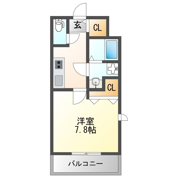 LiveFlatTsukamotoの間取り