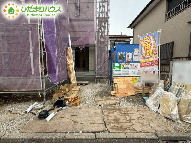 北本市石戸第2　新築戸建　リーブル01の駐車場|9/4　撮影