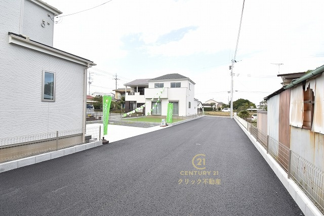ハートフルタウン 　常陸大宮市宇留野334番　Bの前面道路含む現地写真|現地撮影（2026年10月）