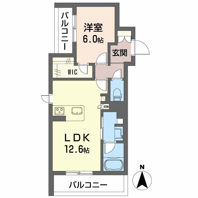 パルコートⅡの間取り