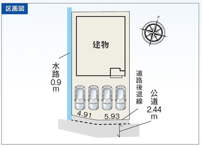 【区画図】 | 袋井市木原 新築一戸建て | 区画図です