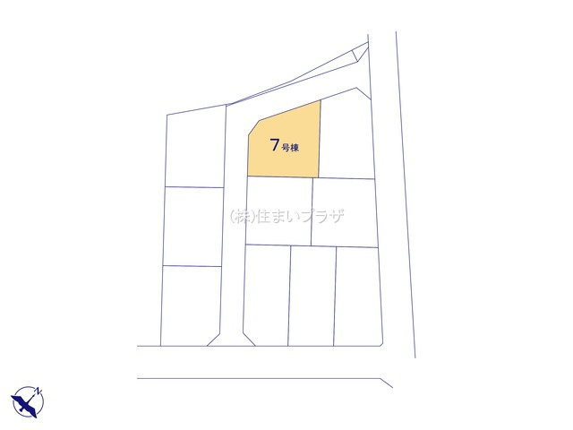 仲介手数料無料）江南市宮後町砂場東の区画図