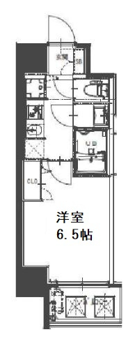 S-RESIDENCE都島Elegantの間取り