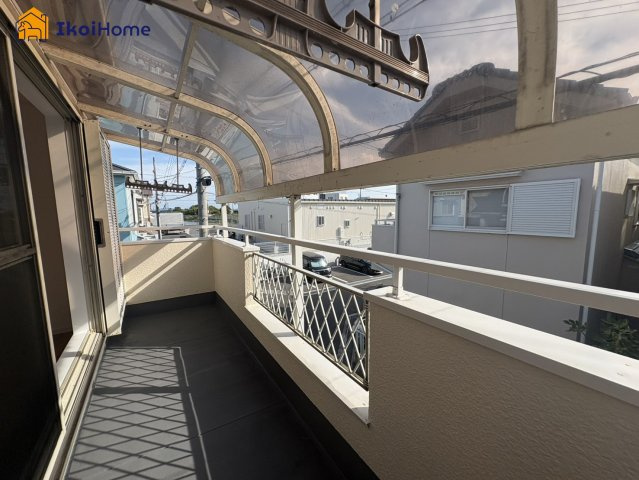 明石市魚住町清水　中古戸建のバルコニー|【ホームページに現地動画掲載中】●年中無休：当日予約可●陽当たり良好のゆったりとしたバルコニーです♪