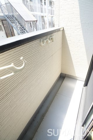 熊本市西区上熊本３丁目のアパートのバルコニー